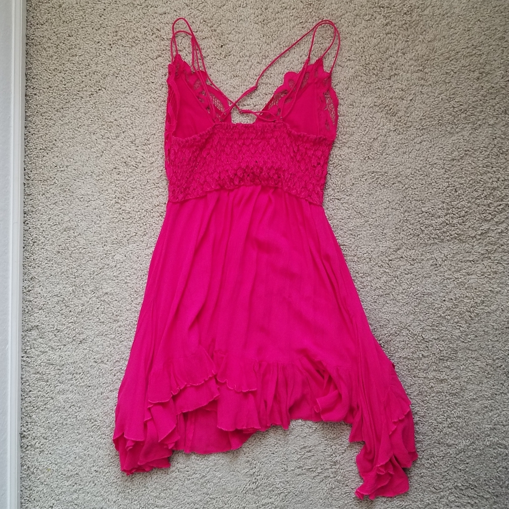 ⭐ONE LEFT⭐ Free People Fushia Adella Dress - Picture 5 of 10